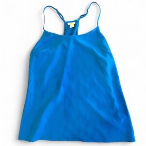 J. Crew Royal Blue Spaghetti Strap Razor Back Tank Top 6
